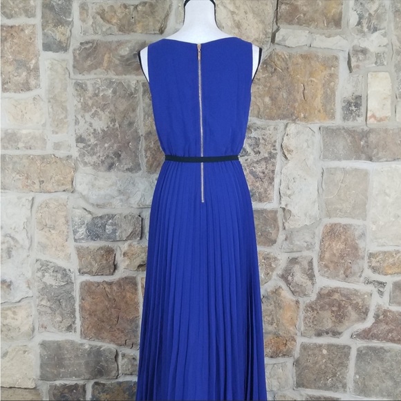 🪴HP🪴 Eliza J Pleated Full Length Maxi Dress Size 6 - Picture 4 of 8